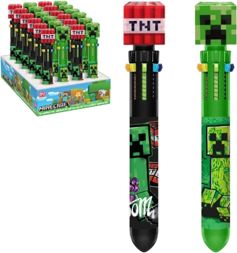 Minecraft Multicolor Ballpoint Pen (10 Colors)