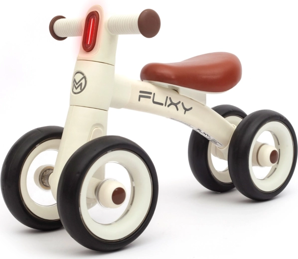 Milly Mally FLIXY LED balance ride-on – cream