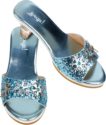 Souza! Glitter Heeled Shoes, Ice Queen, Size 30/31