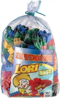 Konstruktors Lori 300 plastmasas, 300 gab. maisā