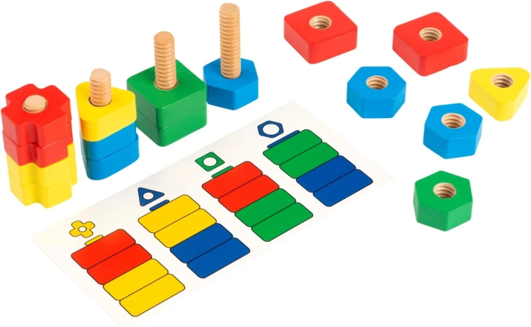 Toys for Life uzgriežņi un skrūves