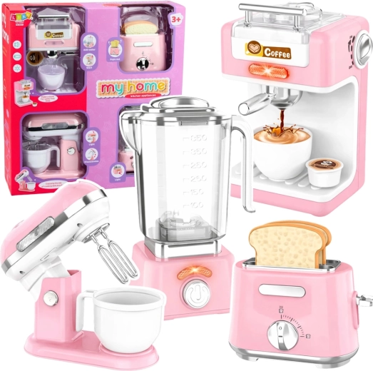 Children's Kitchen Appliance Set with Lights and Sounds