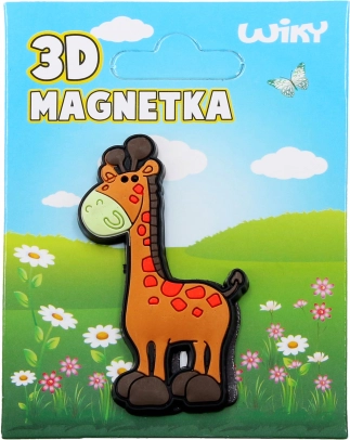 Magnēts 3D žirafe 7 cm