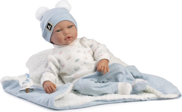 Guca realistic baby doll with soft cloth body 38 cm