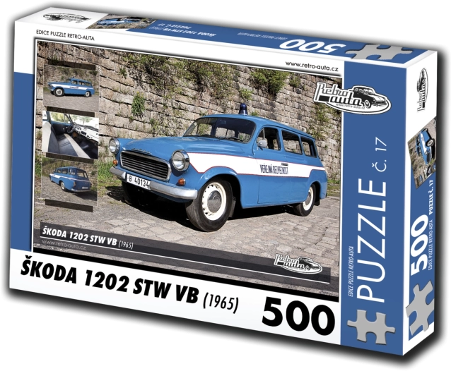 Retro automašīnu puzle Škoda 1202 STW VB 500 gabaliņi