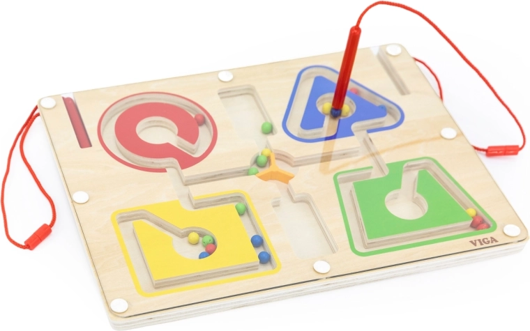 Viga Magnetic Maze for Sorting Colors and Shapes
