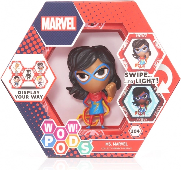 WOW PODS Marvel – Kapteine Marvel spīdoša kolekcionējama figūriņa