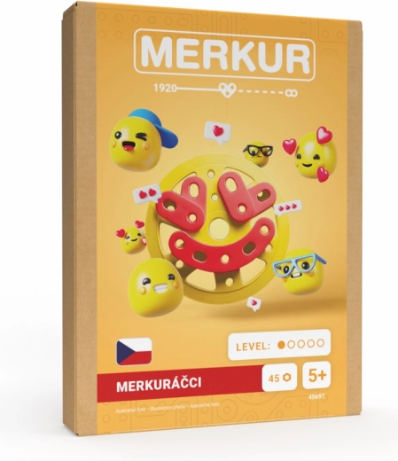 Merkur Mini Merkurāčci – konstruktors, 45 detaļas