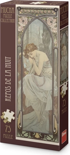 Dino panoramic puzzle Alfons Mucha – Night’s Rest (75 pieces)