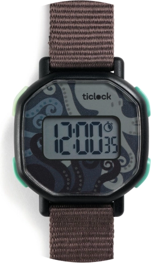 Digitālais pulkstenis DJECO Black Octopus