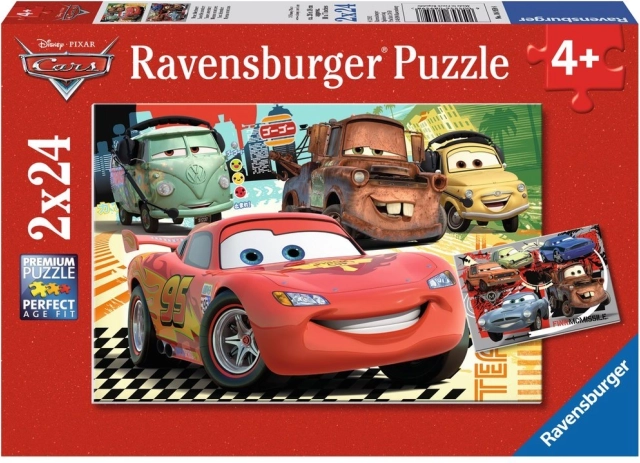 Ravensburger Puzzle Cars 2 – Trip to Europe 2×24 pieces