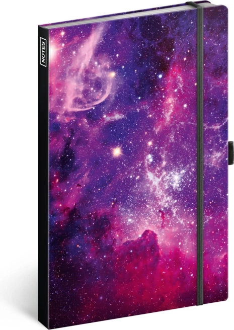 Piezīmju bloks Galaktika, līniju, 13 × 21 cm