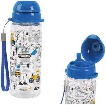 Bērnu tritāna pudele “Būvlaukums” 400 ml