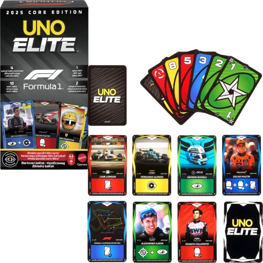 Mattel UNO Elite Formula 1 2025 Starter Pack