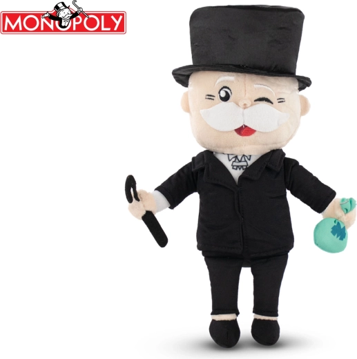 Monopoly Mr. Monopoly plīša rotaļlieta 31 cm (no dzimšanas)