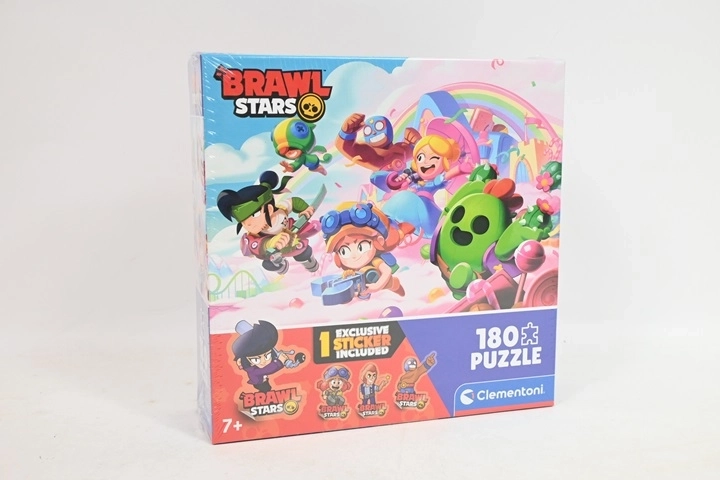 Clementoni Brawl Stars puzzle (180 pieces) in a square box