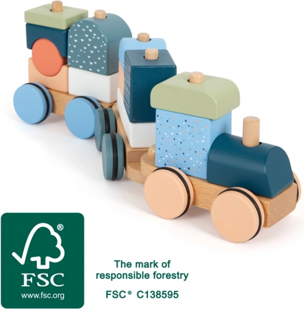 Koka stāvāms vilciens Arctic small foot