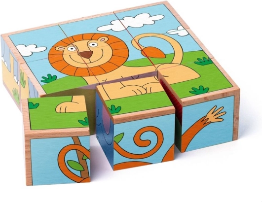 Puzzle Cubes Exotic Animals