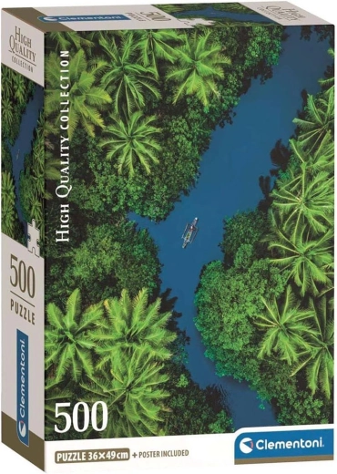 Clementoni Puzzle River in the Tropical Jungle 500 Pieces