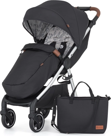 PETITE&MARS Royal3 sports stroller with black frame – Perfect Silver