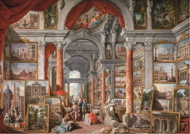 Art Puzzle Museum Series: View of Modern Rome, 2000 Pieces
