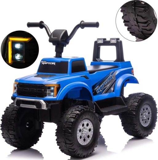Elektriskā mašīnīte Milly Mally Ford F-150 Raptor zilā