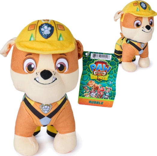 Paw Patrol plīša rotaļlieta Rubble dino filma 20 cm