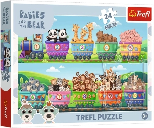 Maxi puzzle The World of Little Adventures, 24 pieces
