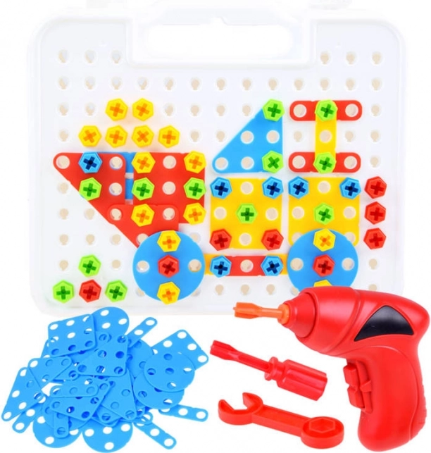 Liela konstrukciju komplektu kaste ar urbi, 268 detaļas