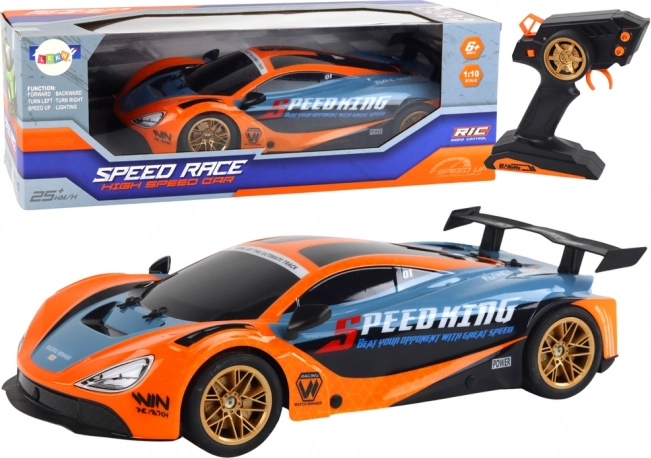 Liels RC sporta auto 1:10 oranžs