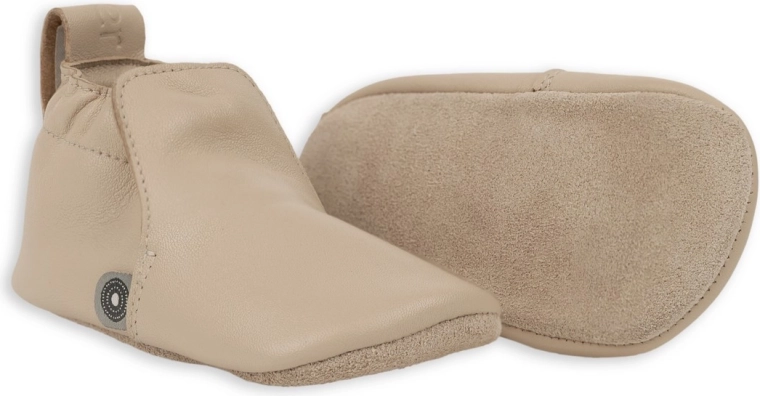 Lodger beige leather soft-soled shoes 15–18 months