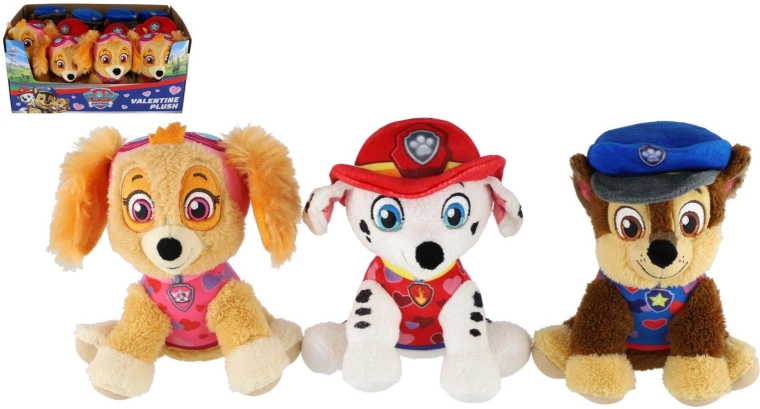 Paw Patrol Plush Puppy with Heart Motif - 1 piece
