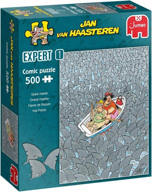 PUZZLE JUMBO Jan van Haasteren Expert 1: Haizivju mānija, 500 gabaliņu