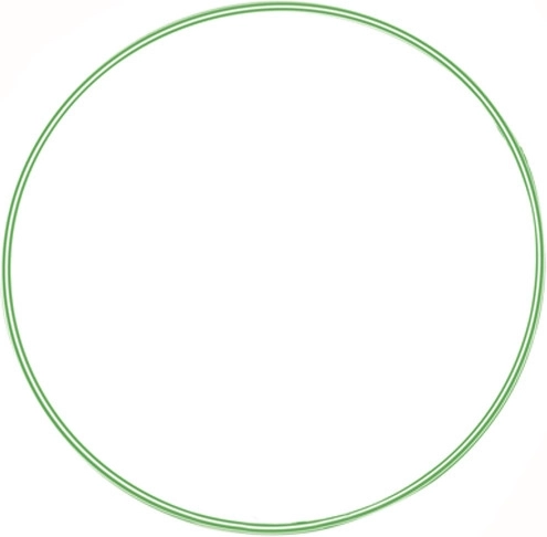 Hula hop aplis 80 cm