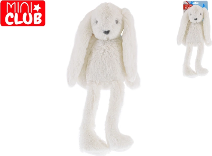Pliša zaķītis Mini Club 30 cm – balts