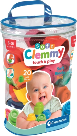 Soft Clemmy Blocks in a Plastic Bag