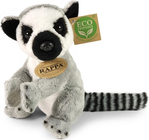 Rappa Eco-Friendly Seated Plush Lemur 15 cm