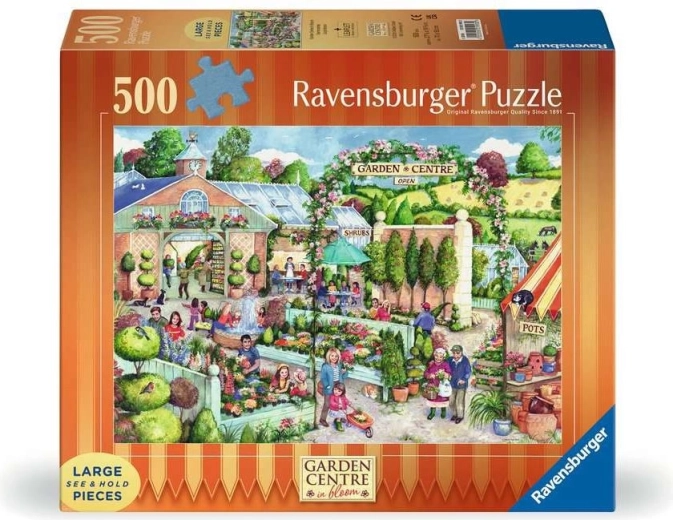 Ravensburger puzle Ziedošais dārza centrs XXL 500 gabaliņi