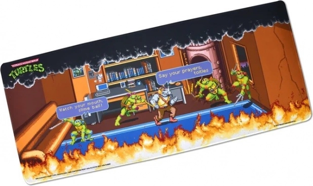 Spēļu peles paliktnis Ninja bruņurupuči 30 × 80 cm