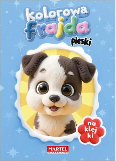 Colorful Fun: Puppies with Stickers