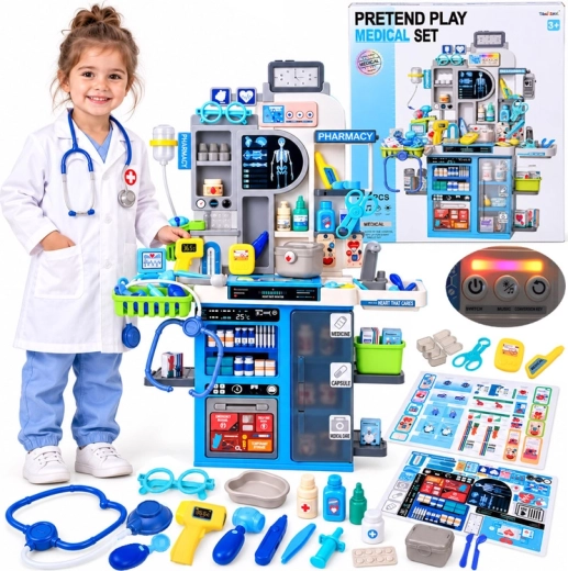 Children's Medical Station with Pharmacy, 92 Pieces