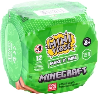 MGA Miniverse – Make It Mini MINECRAFT mini replikas (līmēšanas komplekts, pārsteigums)