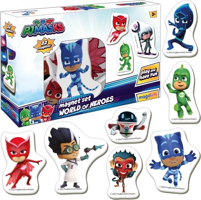 PJ MASKS magnētu komplekts