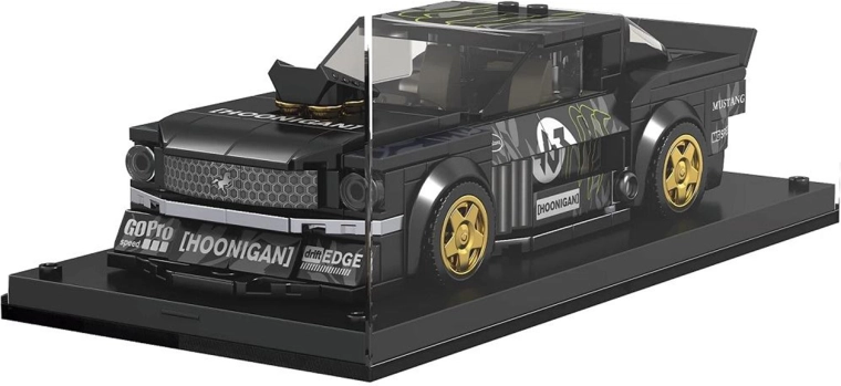 Mould King Black Sports Car Building Set, 414 Pieces