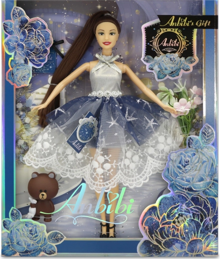 Anbibi ziedu lelle Martiņa 28 cm