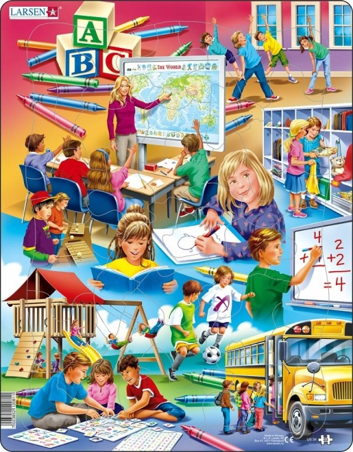 LARSEN puzzle School 33 pieces