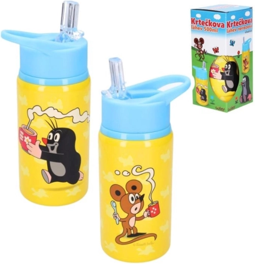 Stainless Steel Bottle Krtek 500 ml Blue