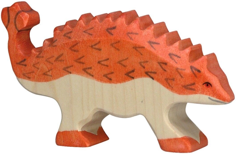 Holztiger dinozaura ankilozaura figūriņa – 1 gabals