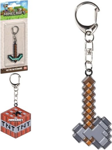 Minecraft Metal Keychain