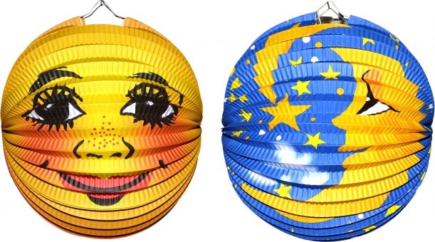 Papīra laterna lode „Mēness” 25 cm